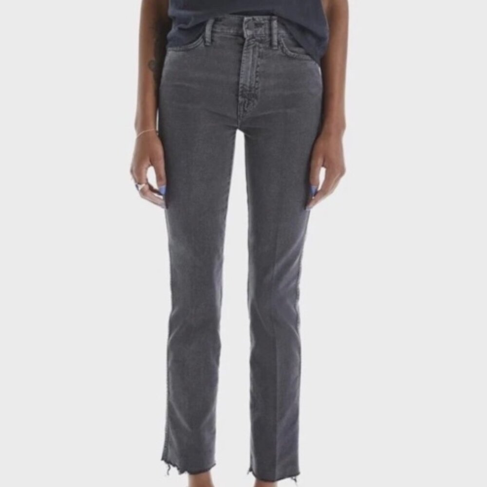 Mother The Rascal Frayed Ankle Slim Jeans